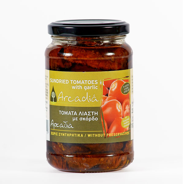 SUN-DRIED TOMATOES IN OLIVE OIL WITH GARLIC 330 gr